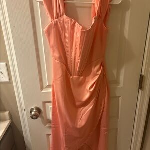 Elegant Pink Evening Dress